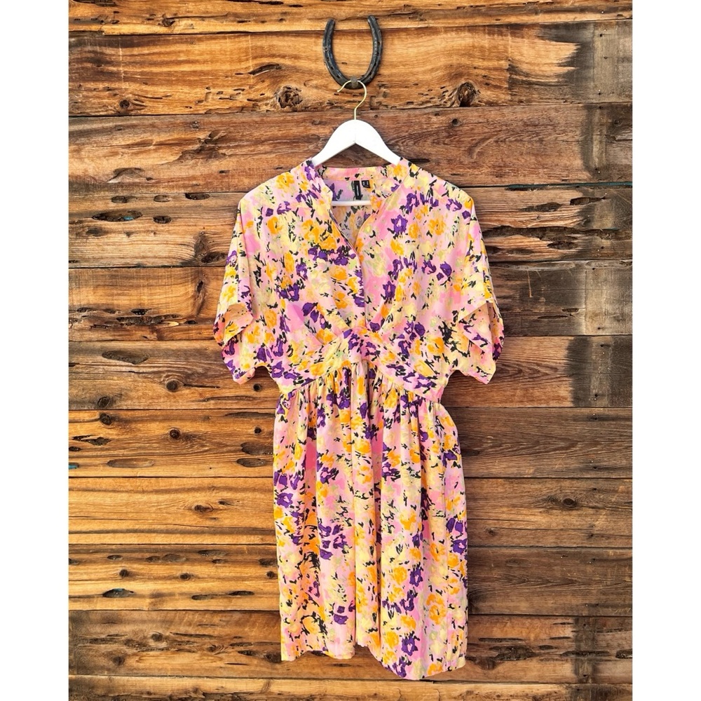 VERO MODA | Floral Knee Length Dress M